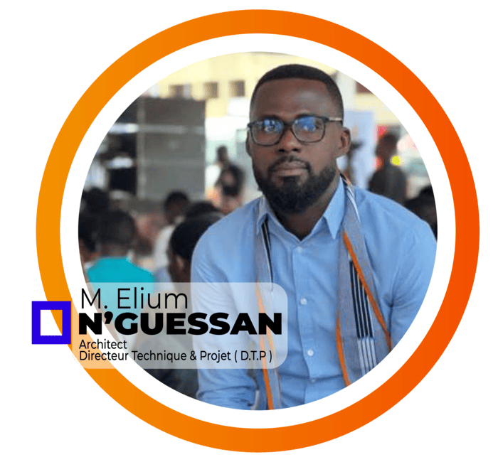 Elium N'Guessan, architecte, directeur technique et projets